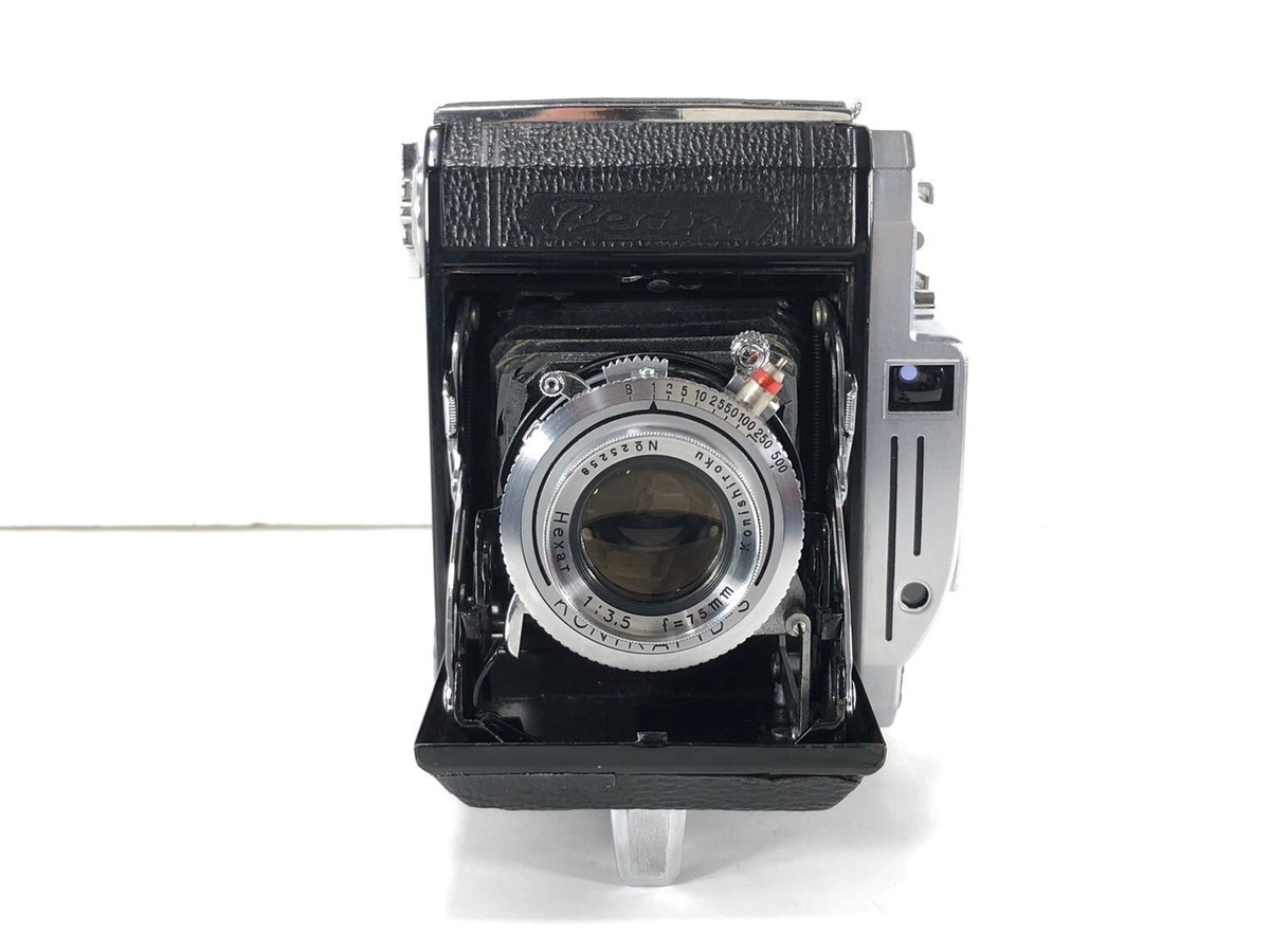 コニカ小西六 Pearl Ⅱ Hexar 75mm F3.5 連動距離計を備えたセミ判カメラ 小西六 パール
