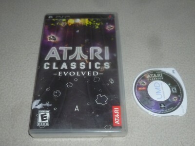 PLAYSTATION PORTABLE PSP VIDEO GAME ATARI CLASSICS EVOLVED W CASE  
