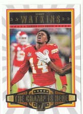 2020 Donruss Football The Champ is Here #6 Sammy Watkins - Kansas City Chiefs