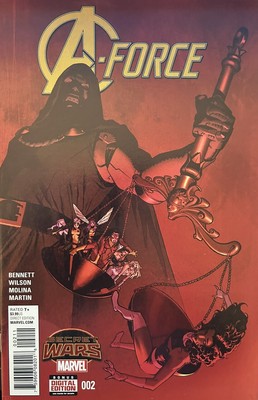 Marvel Comics A-Force Vol. 1 #2 September 2015. Sack & Boarded. L