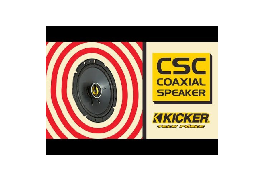 Kicker CSC35 CS Series 3.5" 2-Way Car Coaxial Speaker, 4-Ohm &ndash; 30W RMS, 90W Peak