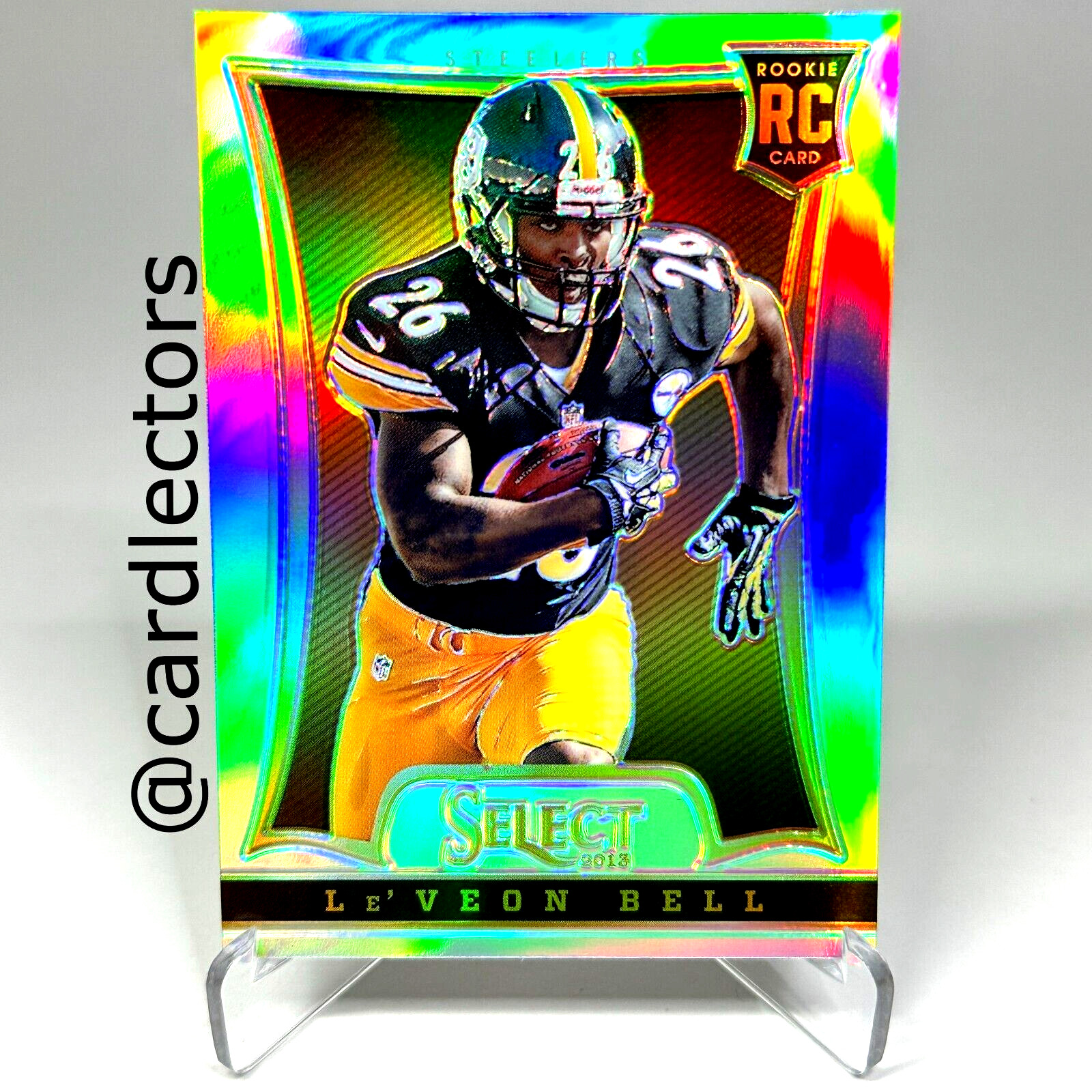 2013 Panini Select Football LE'VEON BELL #211 RC Silver PRIZM Parallel STEELERS