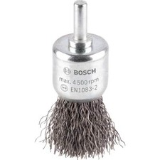 Bosch PRO 0,3 mm gecrimpter Stahldraht Bleistiftb&uuml;rste 25 mm 6 mm Schaft