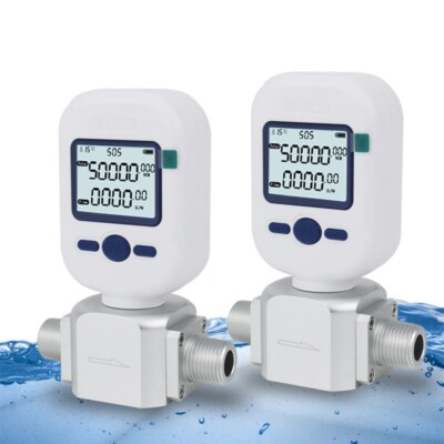 1 PC Digital Gas Flow Meter Tester Gas Mass Air Nitrogen Oxygen Flow Rate Meter