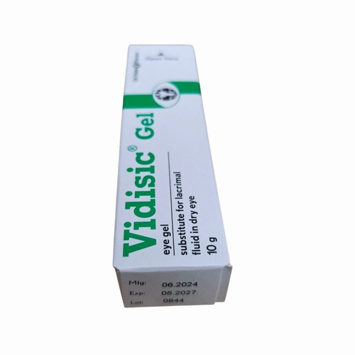 2x 10g Vidisic Gel Lacrimal Fluid Soothing Relief Refresh Symptoms Of Dry Eyes - Picture 4 of 7