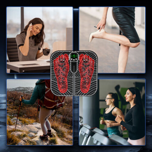 EMS Wiederaufladbare Puls Fußmassage Maschine Fußauflage Physiotherapie mit Fernbedienung - Bild 9 von 12