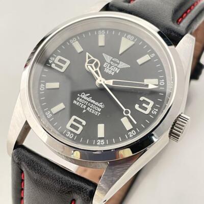 Watch Elgin WR 200M FK-979-F Automatic Men S/N 3090157 Good