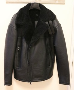 pile biker jacket