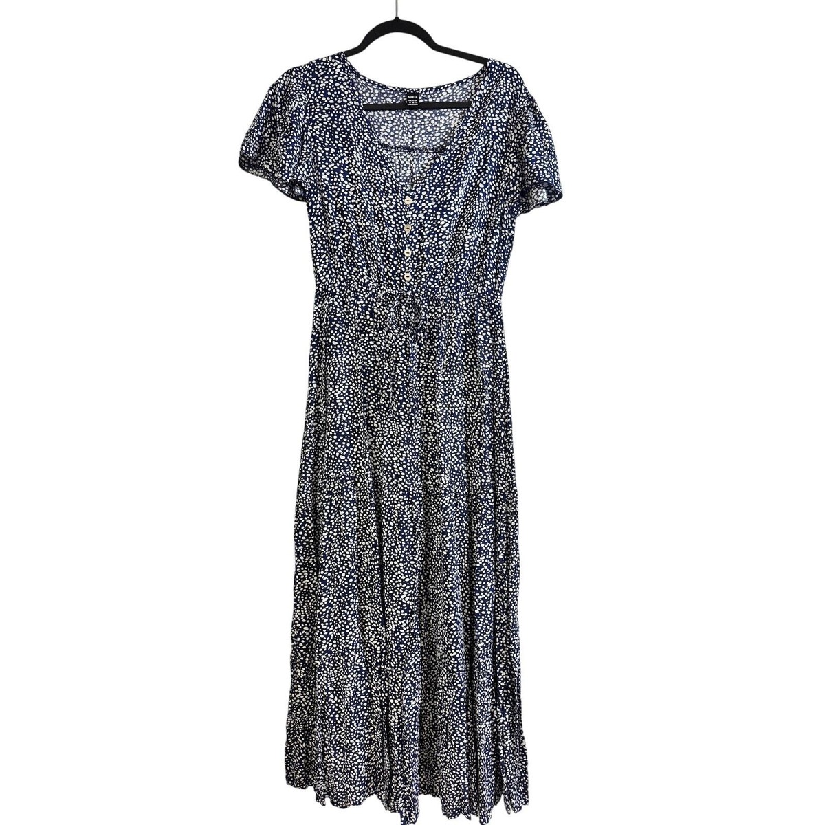 NWOT SHEIN Polka Dot Maxi Dress M (1292) | eBay