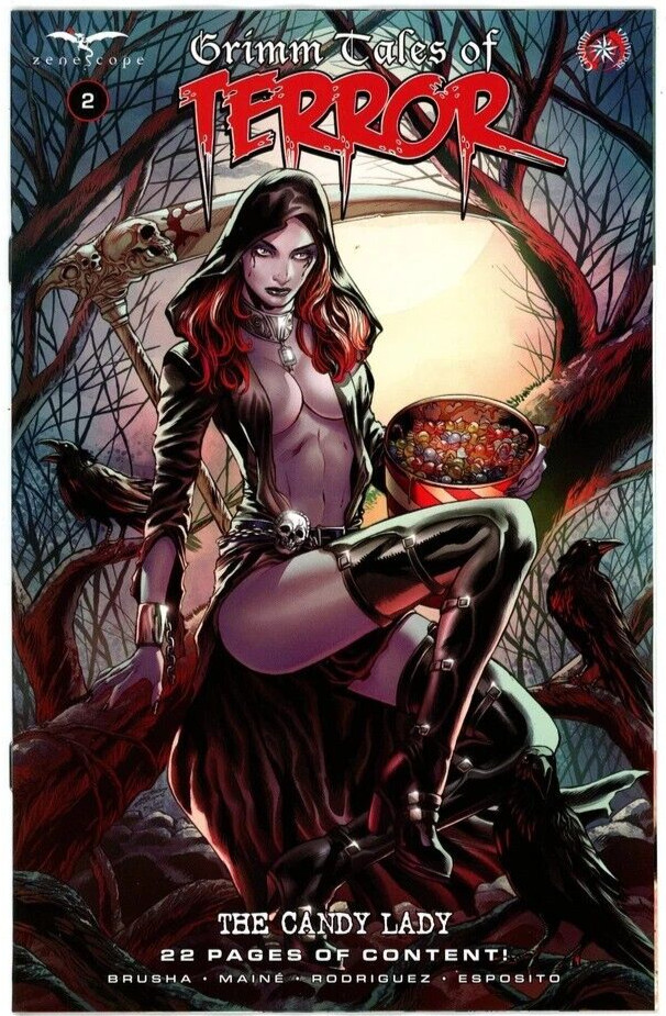 Grimm Tales of Terror Comic 2 First Print Cover B Variant 2025 Joe Brusha Maine