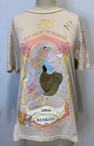 Boxlunch Disney 100 Sleeping Beauty Frame Portrait Women's T-Shirt L