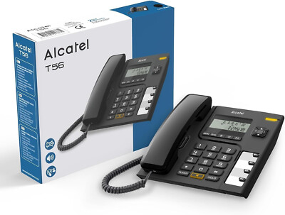 	Alcatel T56 Schnurgebundenes Telefon, Schwarz