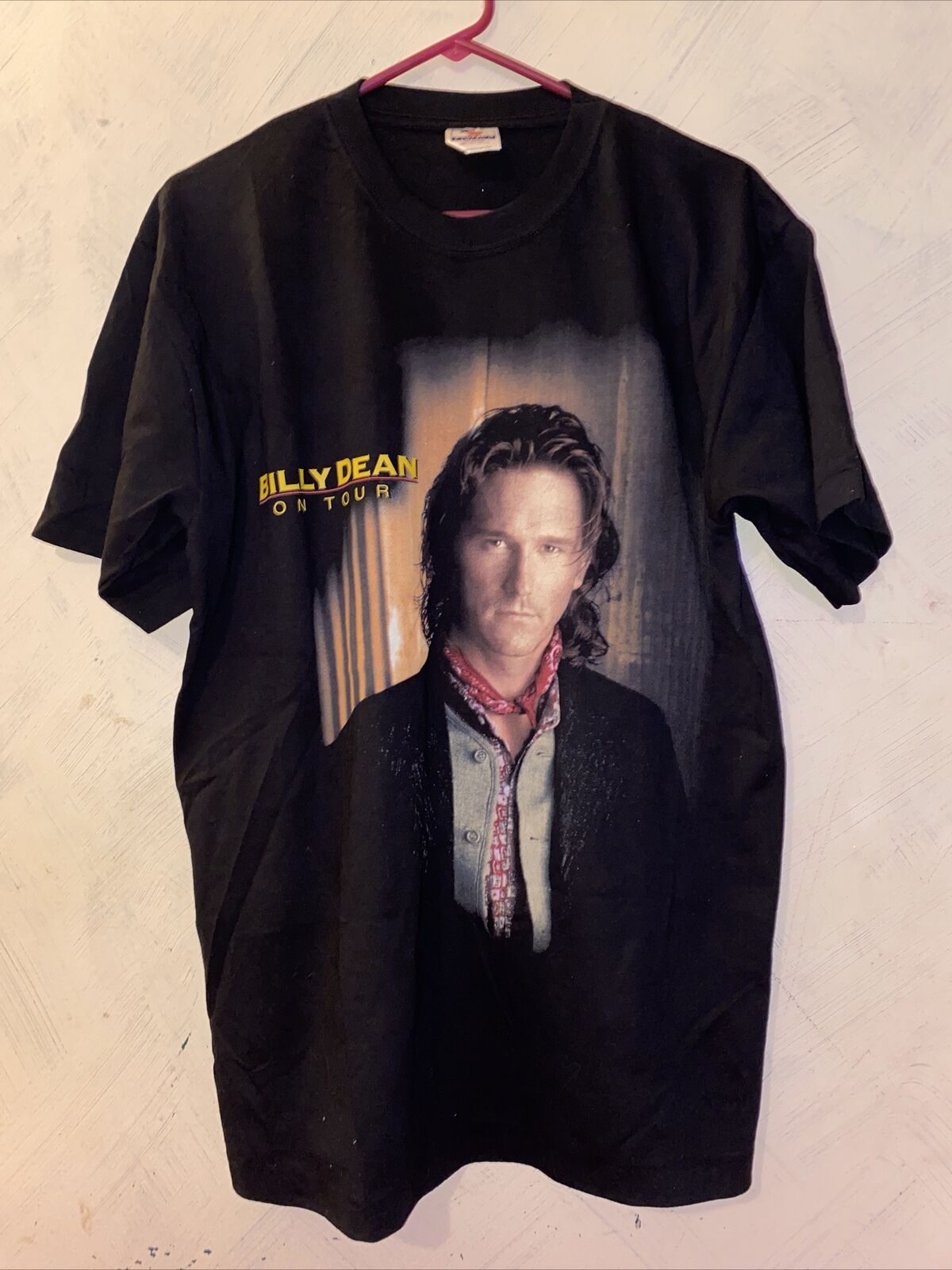 Vintage 1990’s BILLY DEAN Tour Concert Shirt Size… - image 5
