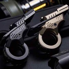 Azu EDC Flip Pushing Slider Gun Fidget Spinner Push Card Ratchet Fingertip Toys