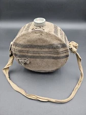 Vintage Bear Brand Canteen w/ Cover and Strap 