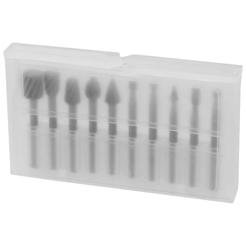 10tlg Frässtift HSS Fräsen Bohrer Set Für-Dremel Werkzeuge 1a Qualität Gravieren - Picture 8 of 8