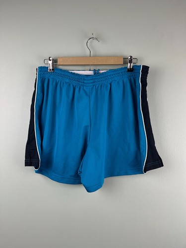 Nike Shorts Girls Size XL Blue Color Block Dry Running Casual Athletic Youth - Picture 6 of 6