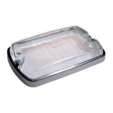 JAGUAR DAIMLER XJ12 XJ40 FRONT FOG LAMP CLEAR LENS & CHROME RIM JLM1012