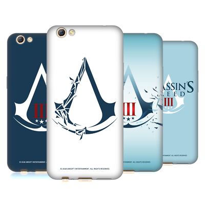 OFFIZIELLE ASSASSIN'S CREED III LOGOS SOFT GEL HANDYHÜLLE FÜR OPPO HANDYS