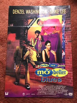 Mo  better Blues Videoplakat Poster A1, Spike Lee, Denzel Washington