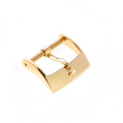 Zenith Buckle Ardiglione Star Applied Rose Gold 18 Kt Size 16 Mm.