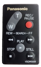 PANASONIC VSQW009 REMOTE CONTROL EXCELLENT CONDITION WITH NEW BATTERY INSTALLED