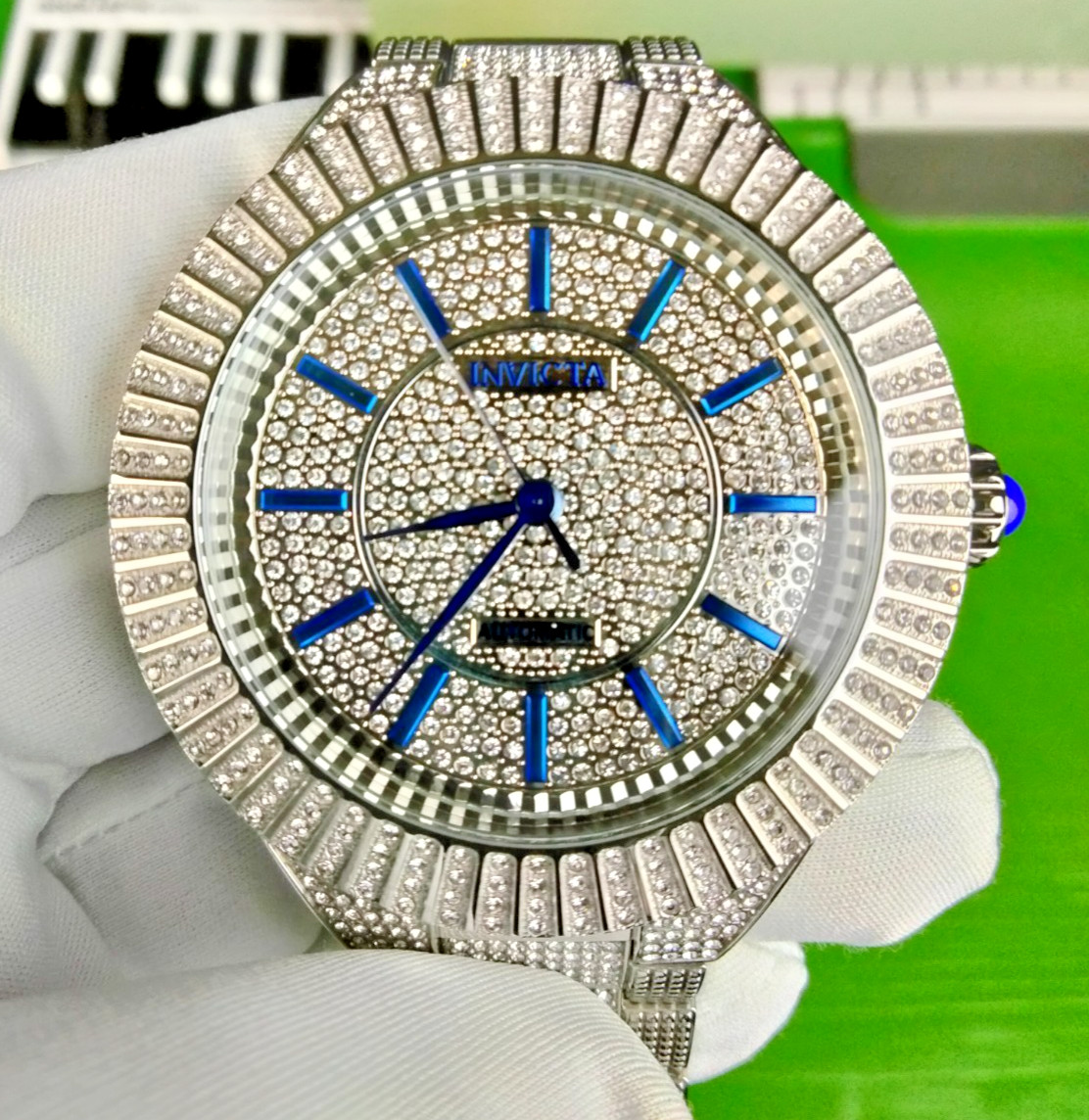Invicta 34586 Specialty Automatic Men&rsquo;s Watch 54mm Iced Pa