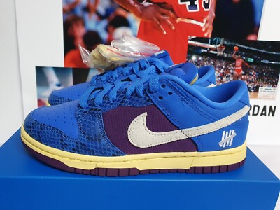 Nike Dunk Low SP Undefeated 5 On It Blau UK 4 EUR 36,5 (DH6508 400)