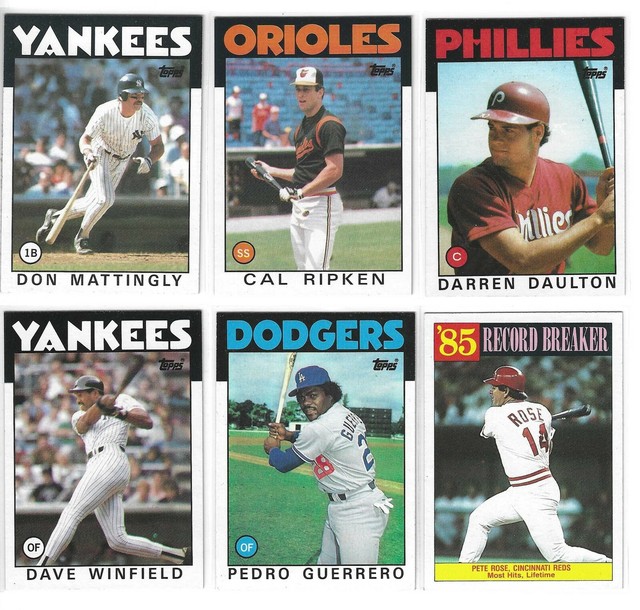 1986 Topps Baseball Starter Set eBay