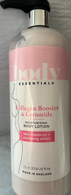 BODY ESSENTIALS COLLAGEN&CERAMIDE MOISTURIZING BODY LOTION SKIN ELASTICI33.8FLOZ