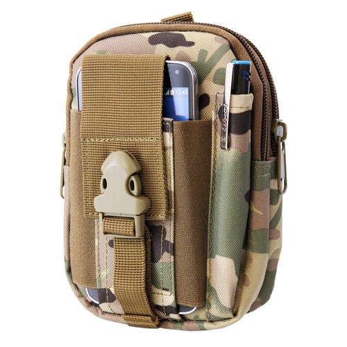 Universal Army Camouflage Outdoor Bag Waist Wallet Belt Pouch Holster Case - Picture 6 of 10