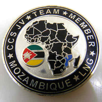 MOZAMBIQUE LNG CCS JV TEAM MEMBER CHENNAI CHALLENGE COIN