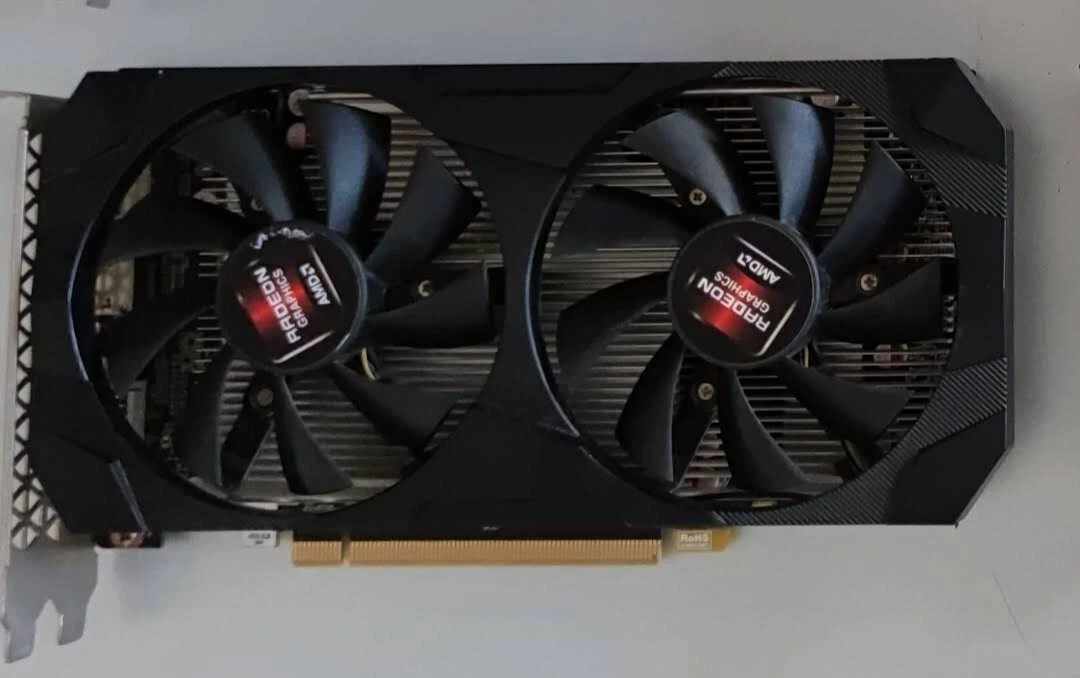 Plyisty Scheda Grafica RX580 8G DDR5, Scheda Grafica per Giochi 256 Bit 2048SP, Scheda Video per Giochi per PC con PCI Express 3.0 16X, HDMI, Displayport, DVI (RX580 8G D5