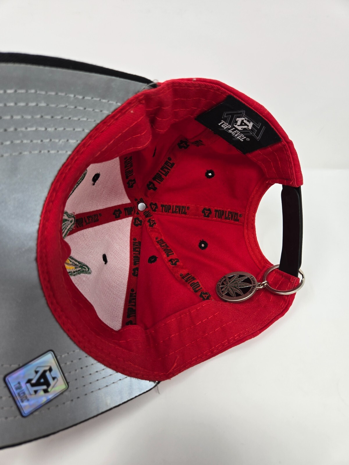 Top Level Marijuana Leaf Multicolor Cap Snapback … - image 7