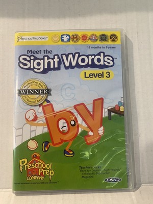 Preschool Prep Series: Meet the Sight Words DVD Level 3, Good Condition