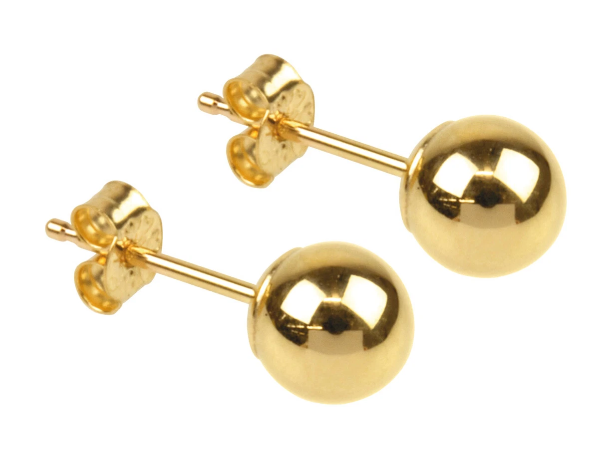 9ct Gold Dainty Heart Stud Earrings | Hurleyburley