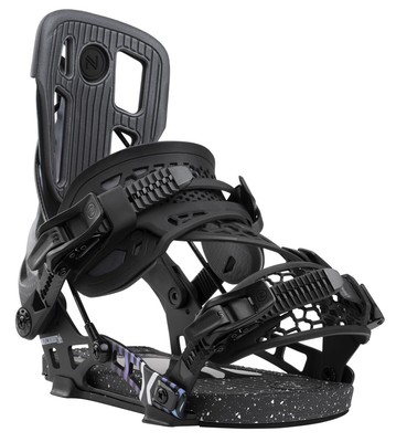 2025 Nidecker FLOW NX2 Hybrid Space Black Snowboard Bindings NEW  