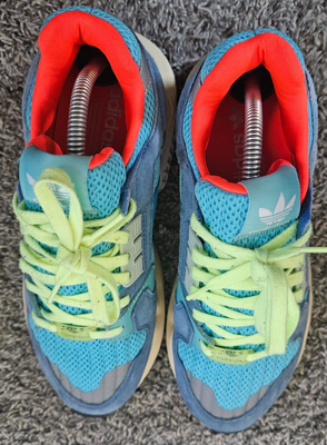 Adidas Originals ZX Torsion Bright Cyan Blue Green Men's