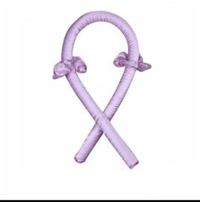 Heatless Hair Curler Tool Silk Overnight Headband Styling Product Purple