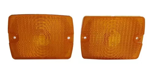Jeep Wrangler YJ 4 Lens Kit, 2 Turn Signal & 2 Side Markers Lenses 1987 1995 - Picture 5 of 11