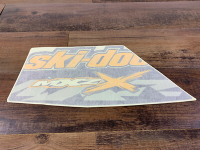 2009 SKI-DOO MX Z X 600 H.O. ETEC RH LOWER WHITE/BLACK DECAL 516003630