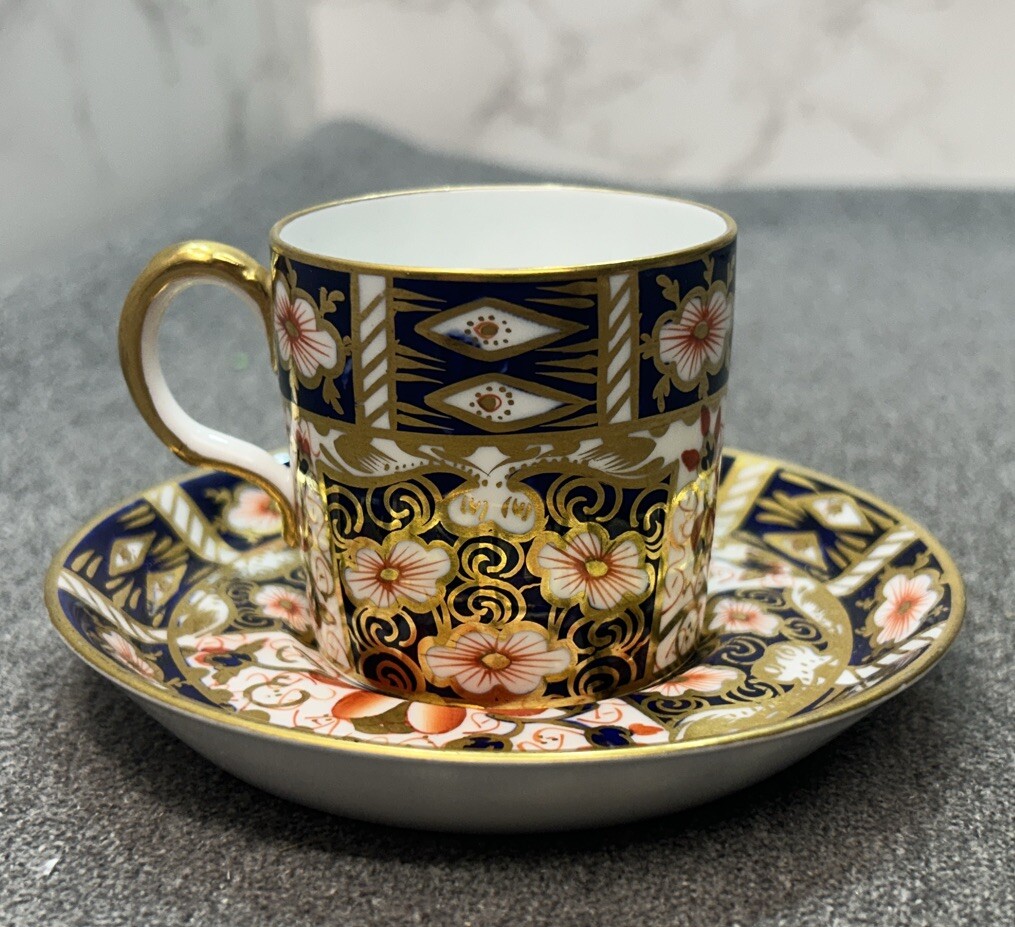 Coffee Cup Royal Crown Derby Tea Cup And Saucer ROYAL CROWN DERBY