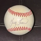Greg Litton Autographed Signed Official American League Baseball PSA/DNA