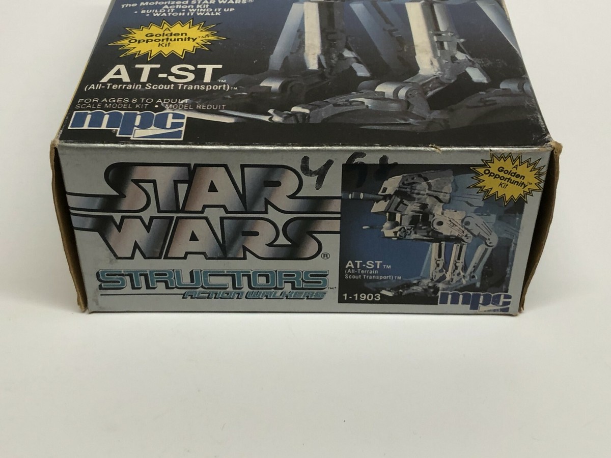 vintage 1984 MPC STAR WARS AT-ST Structors Action Walkers Model