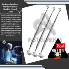 Jackson Tracheal Retractor Blunt Double Ended 17cm (Reusable) Quality Steel