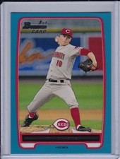 Tim Crabbe 2012 Bowman Blue Base Parallel #'d /500 Border Paper Cincinnati Reds