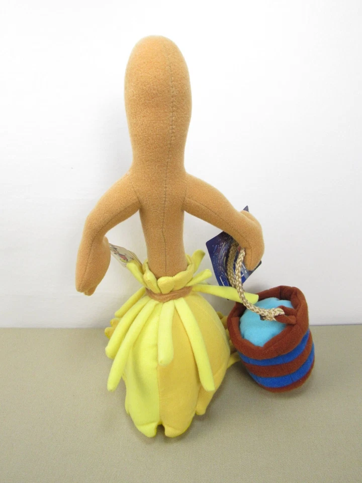 Vintage Disney Fantasia 13” Broom Plush Sorcerers Apprentice Bucket with Tags - Image 4 of 4
