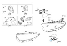 NEW OEM LED MODULE INVERTER CONTROLLER MERCEDES GLS W257 220d 300d 350d 400d 300