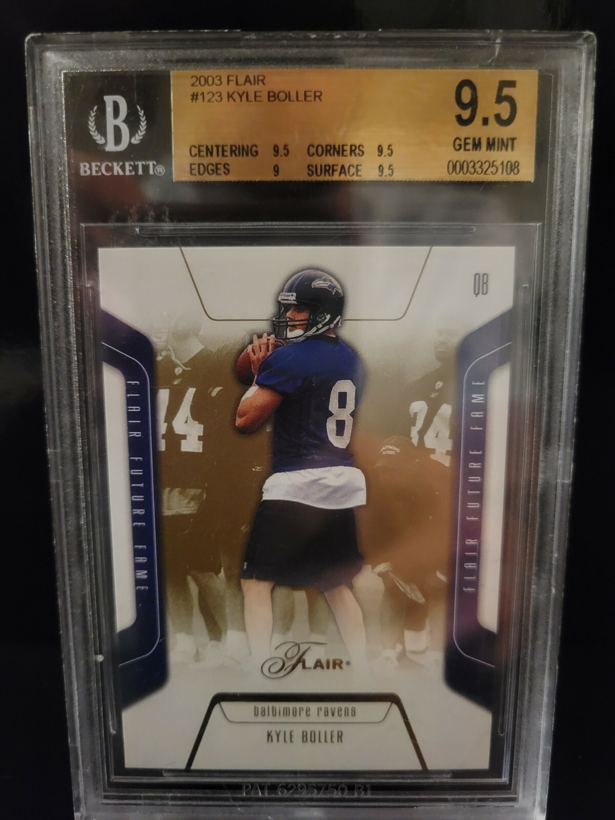 Kyle Boller Flair #123 Base