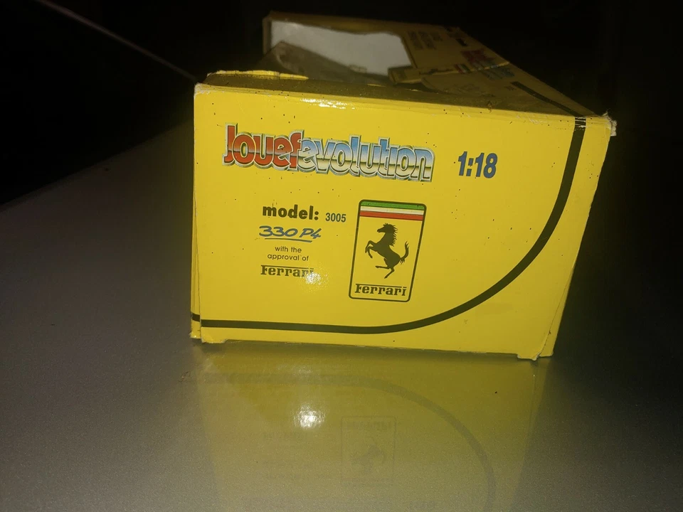 VINTAGE FERRARI 330 P4 1:18 scale model car jouef evolution ferrari model toy - Image 4 of 4